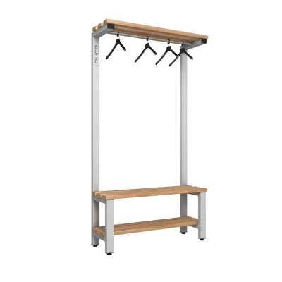 Single Sided Hanging Bench With Shelf 1000(W) X 350(D) X 350(H)